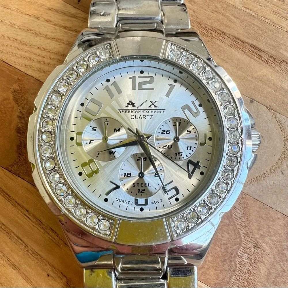 A/X American Exchange silver tone fashion watch